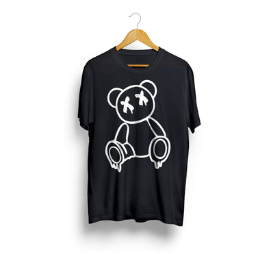 Chill Out Teddy Back Print T-Shirt